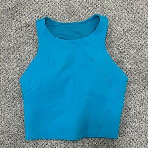 Lululemon Wunder Train Racerback Tank Top, blue size 4
